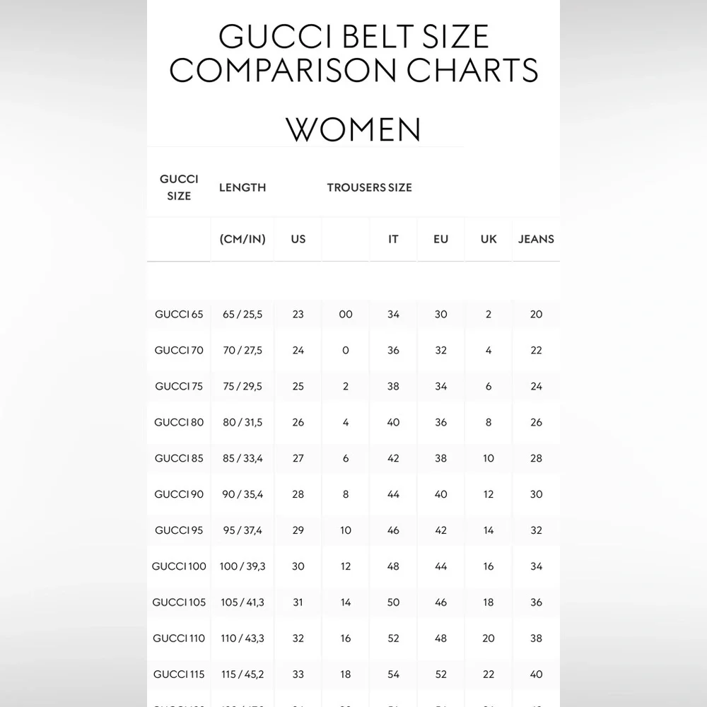 Gucci GG logo belt unisex 110cm